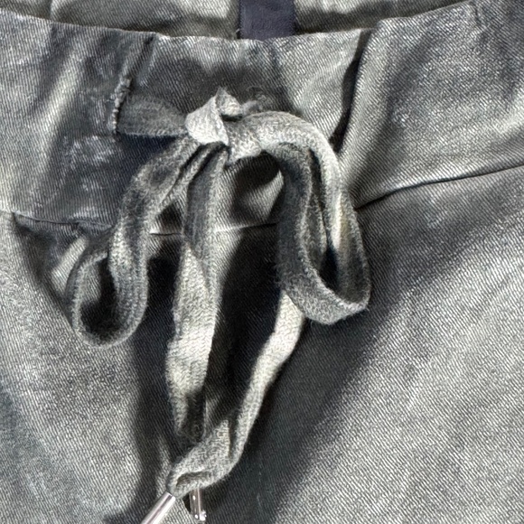 Venti6 Distressed Khaki Drawstring Waist Jogger Sequin Stars Pants Sz S - Picture 9 of 12